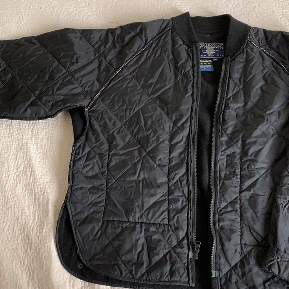 Black Sports Puffy Jacket - Picture 2 of 4